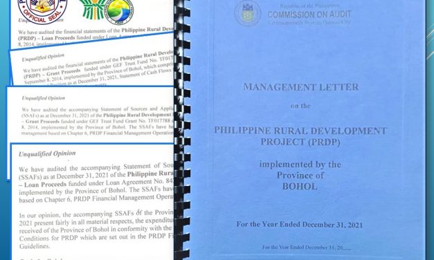 PGBH’S PHILIPPINE RURAL DEVELOPMENT PROJECT’S PROVINCIAL PROJECT MANAGEMENT AND IMPLEMENTING UNIT (PRDP-PPMIU) SUSTAINS ITS EXCELLENT STANDING IN FINANCIAL MANAGEMENT
