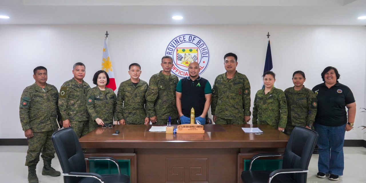 Courtesy Visit of 702nd (Bohol) Community Defense Center officials