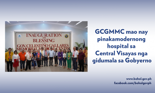 <strong>GCGMMC MAO NAY PINAKA MODERNONG HOSPITAL SA CENTRAL VISAYAS NGA GIDUMALA SA GOBYERNO</strong>
